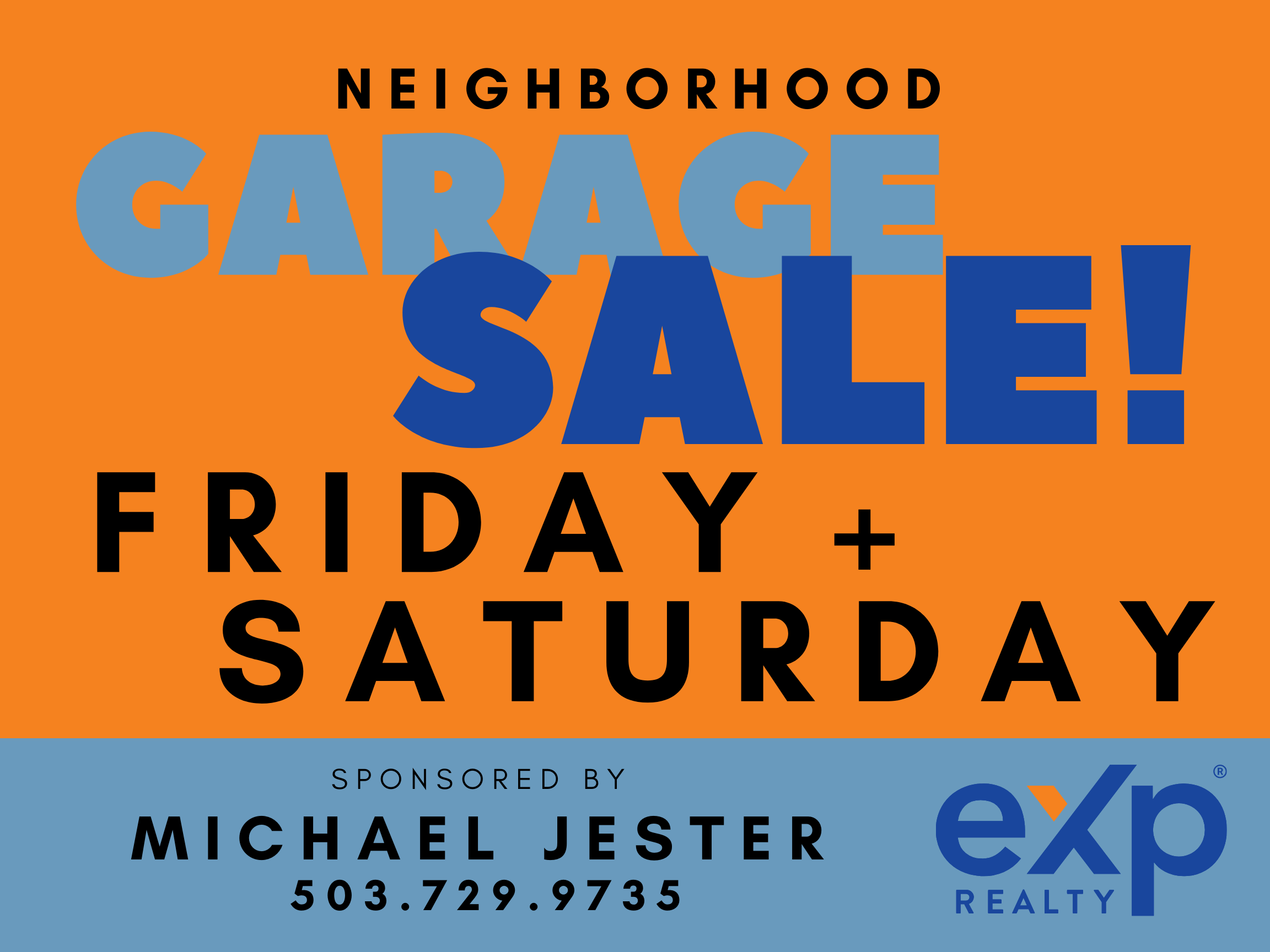 2024 Neighborhood Garage Sale My Real Estate Advisor Team